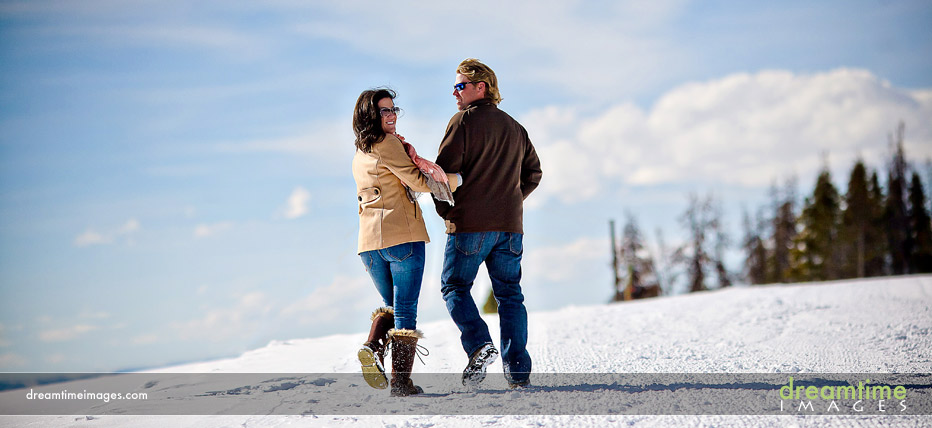 ski engagement photographer