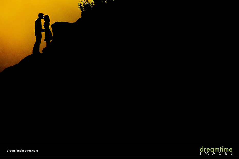estes park engagement silhouette