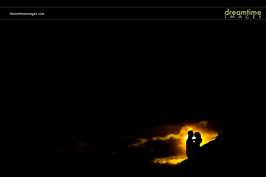 Engagement photo sunset
