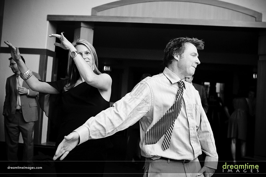 guests dance at wedding