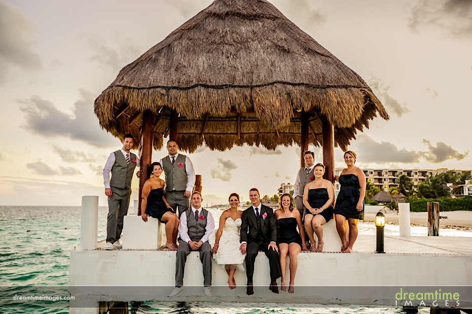 cool bridal party destination wedding