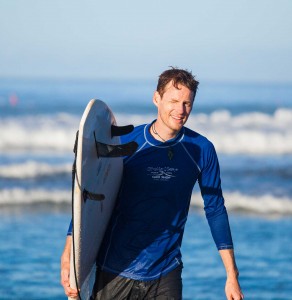 Surfer in Playa Jaco